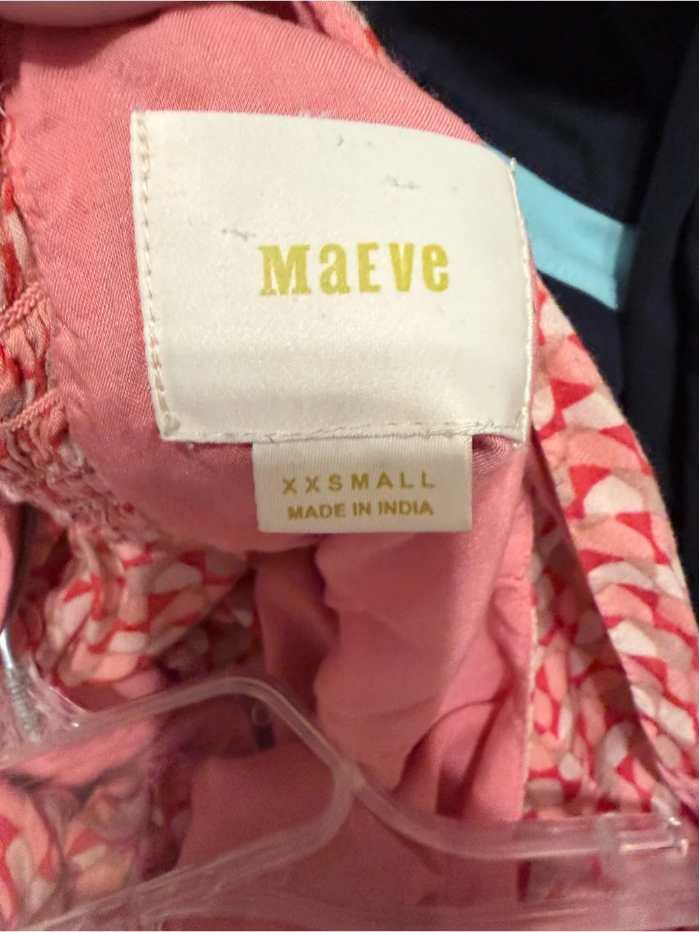 Anthropologie Maeve Verena Coral Tie-Front Blouse - Size XXS